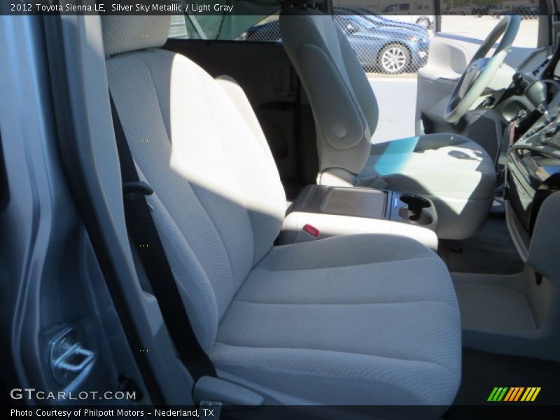 Silver Sky Metallic / Light Gray 2012 Toyota Sienna LE