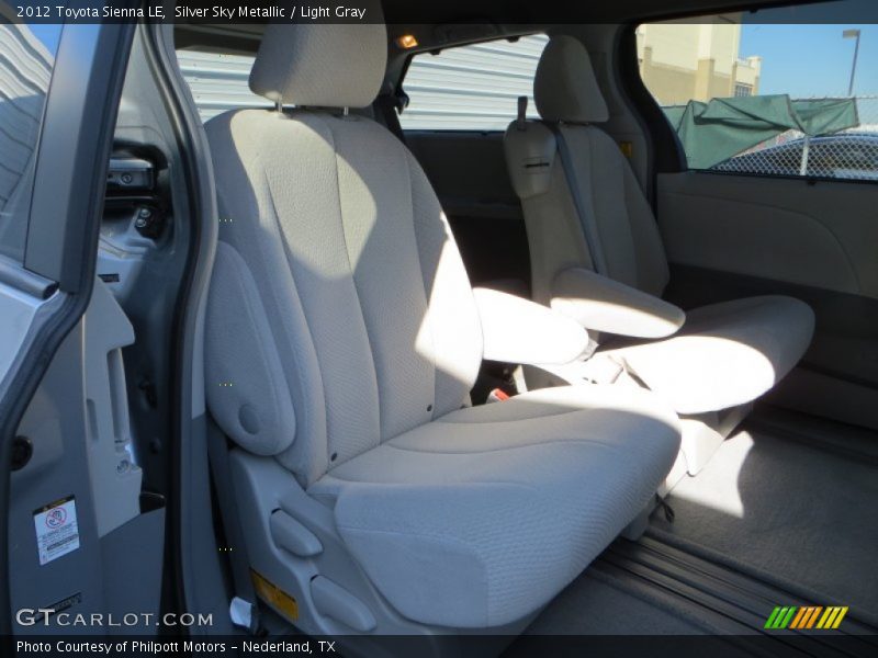 Silver Sky Metallic / Light Gray 2012 Toyota Sienna LE