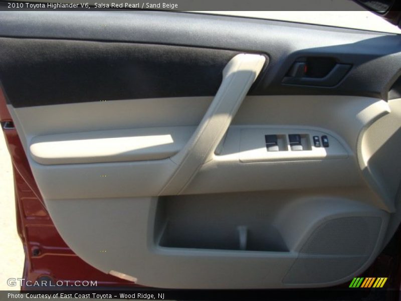 Salsa Red Pearl / Sand Beige 2010 Toyota Highlander V6