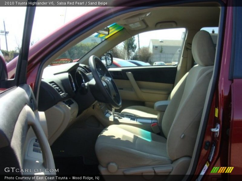 Salsa Red Pearl / Sand Beige 2010 Toyota Highlander V6