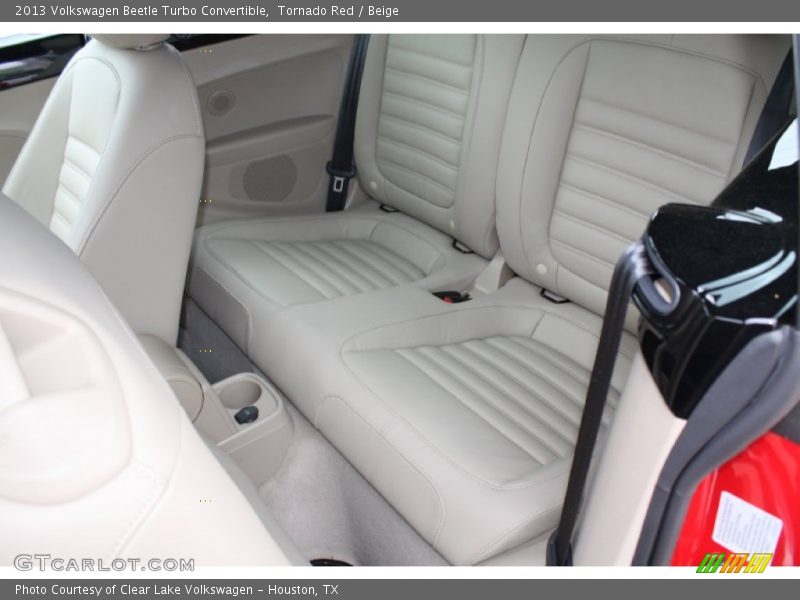 Rear Seat of 2013 Beetle Turbo Convertible