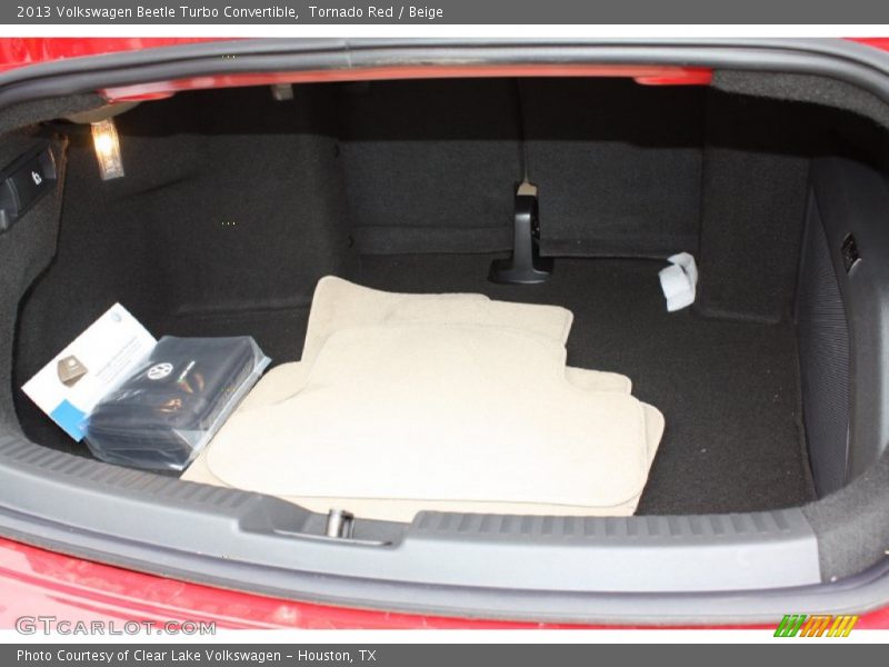Tornado Red / Beige 2013 Volkswagen Beetle Turbo Convertible