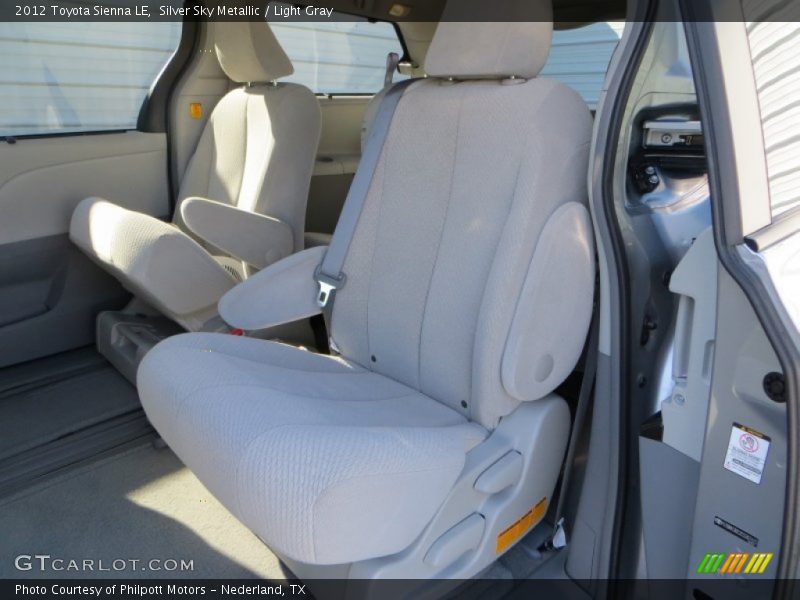 Silver Sky Metallic / Light Gray 2012 Toyota Sienna LE