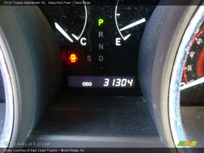 Salsa Red Pearl / Sand Beige 2010 Toyota Highlander V6