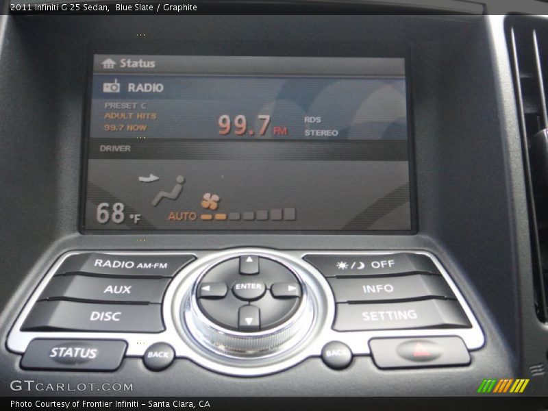 Blue Slate / Graphite 2011 Infiniti G 25 Sedan