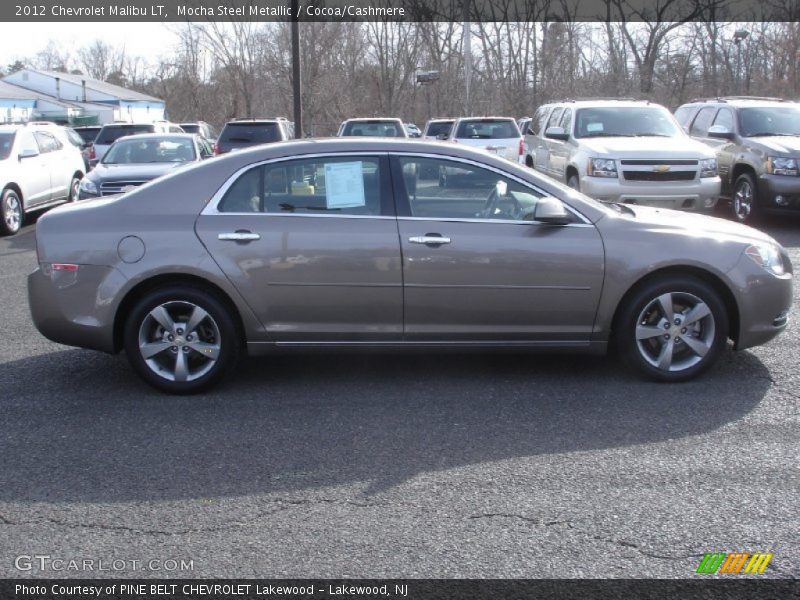 Mocha Steel Metallic / Cocoa/Cashmere 2012 Chevrolet Malibu LT