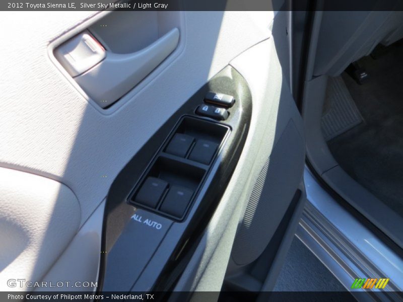 Silver Sky Metallic / Light Gray 2012 Toyota Sienna LE