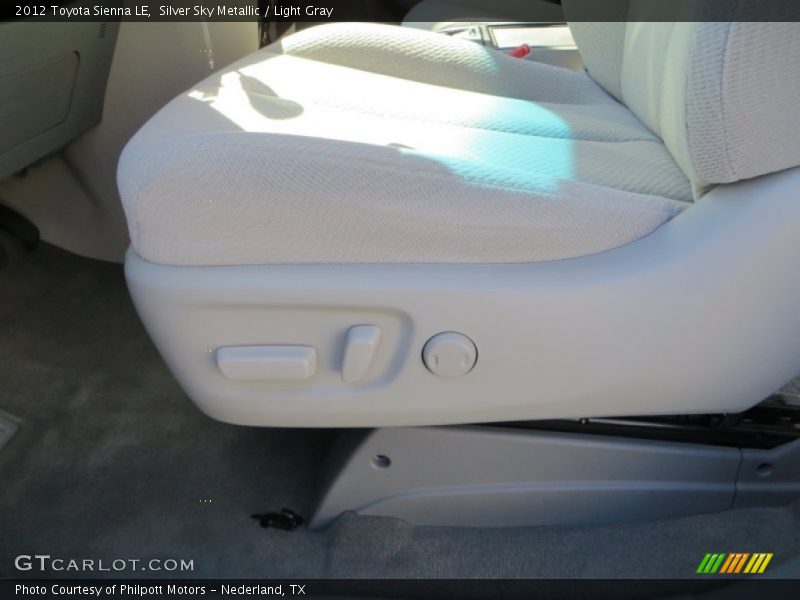 Silver Sky Metallic / Light Gray 2012 Toyota Sienna LE