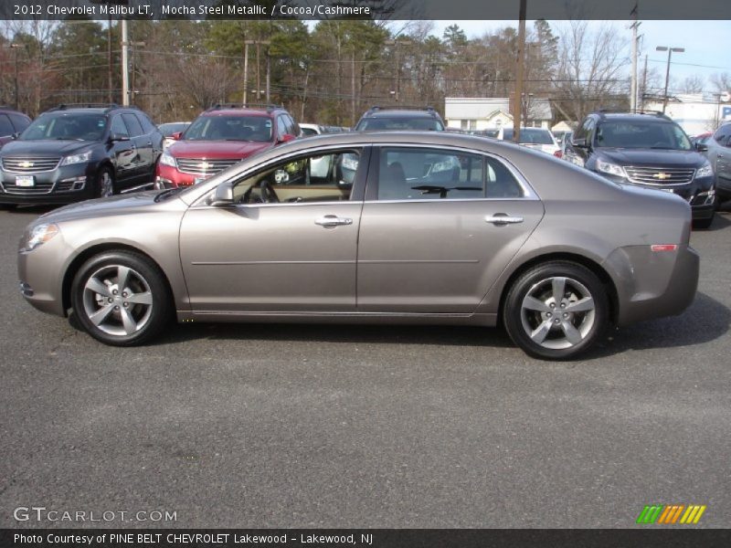 Mocha Steel Metallic / Cocoa/Cashmere 2012 Chevrolet Malibu LT