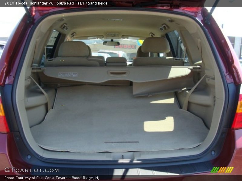 Salsa Red Pearl / Sand Beige 2010 Toyota Highlander V6