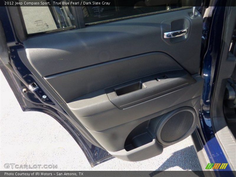 True Blue Pearl / Dark Slate Gray 2012 Jeep Compass Sport