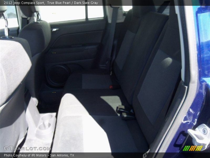 True Blue Pearl / Dark Slate Gray 2012 Jeep Compass Sport
