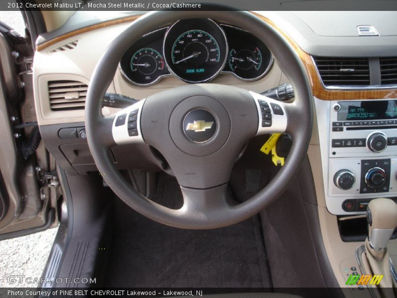 Mocha Steel Metallic / Cocoa/Cashmere 2012 Chevrolet Malibu LT