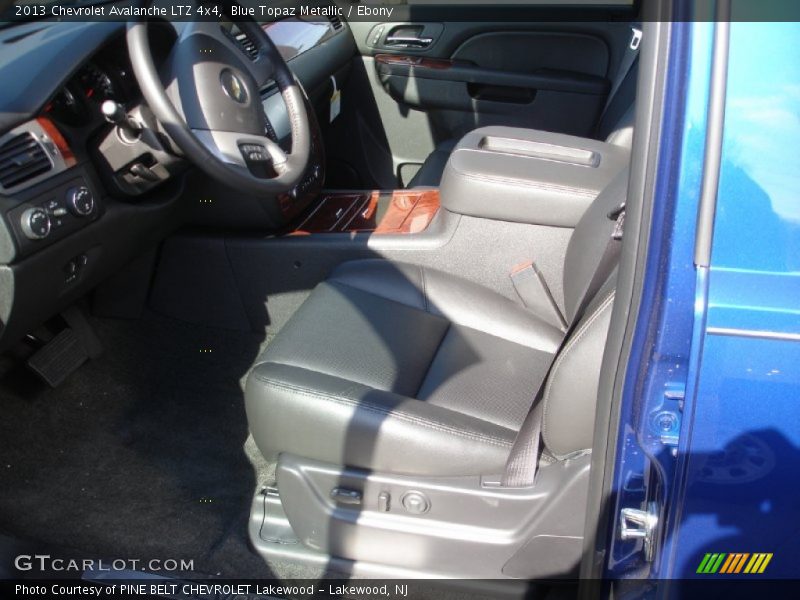 Blue Topaz Metallic / Ebony 2013 Chevrolet Avalanche LTZ 4x4