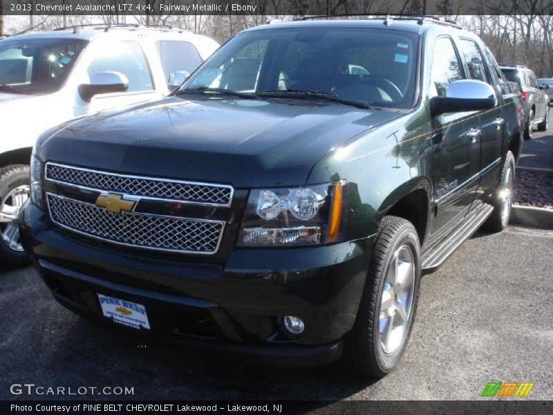 Fairway Metallic / Ebony 2013 Chevrolet Avalanche LTZ 4x4