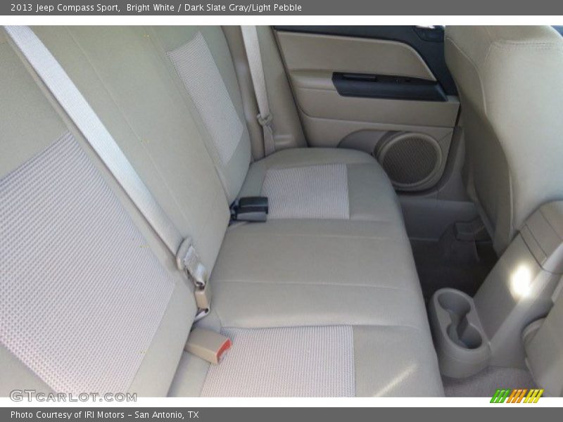 Bright White / Dark Slate Gray/Light Pebble 2013 Jeep Compass Sport