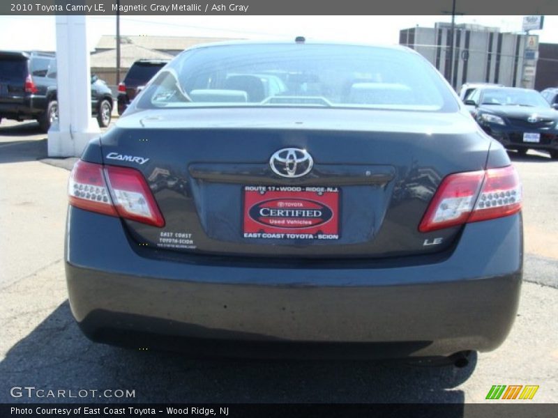 Magnetic Gray Metallic / Ash Gray 2010 Toyota Camry LE
