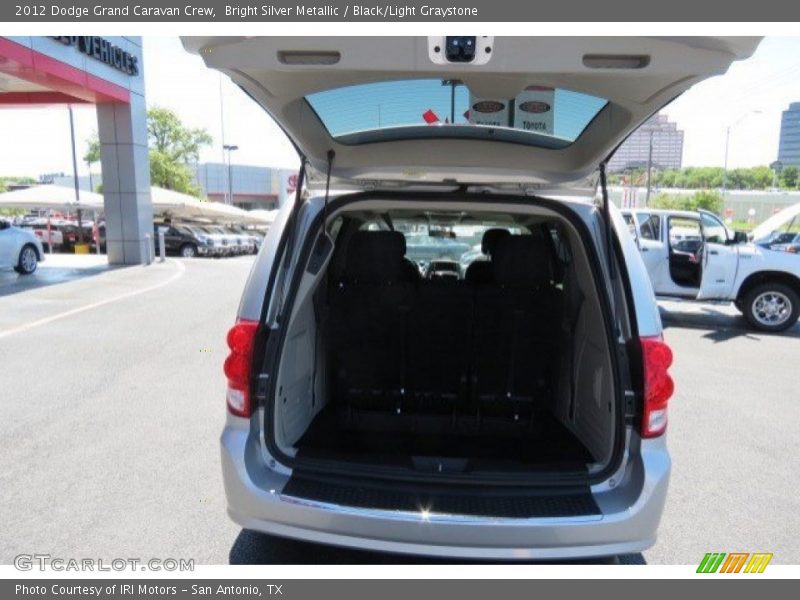 Bright Silver Metallic / Black/Light Graystone 2012 Dodge Grand Caravan Crew
