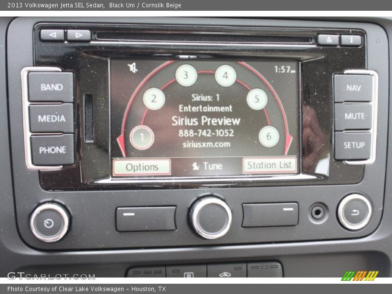 Black Uni / Cornsilk Beige 2013 Volkswagen Jetta SEL Sedan