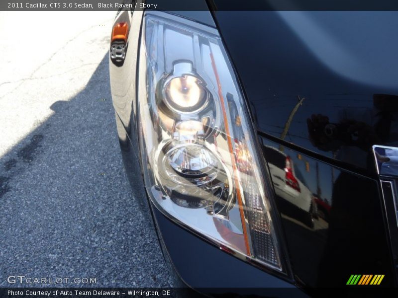 Black Raven / Ebony 2011 Cadillac CTS 3.0 Sedan