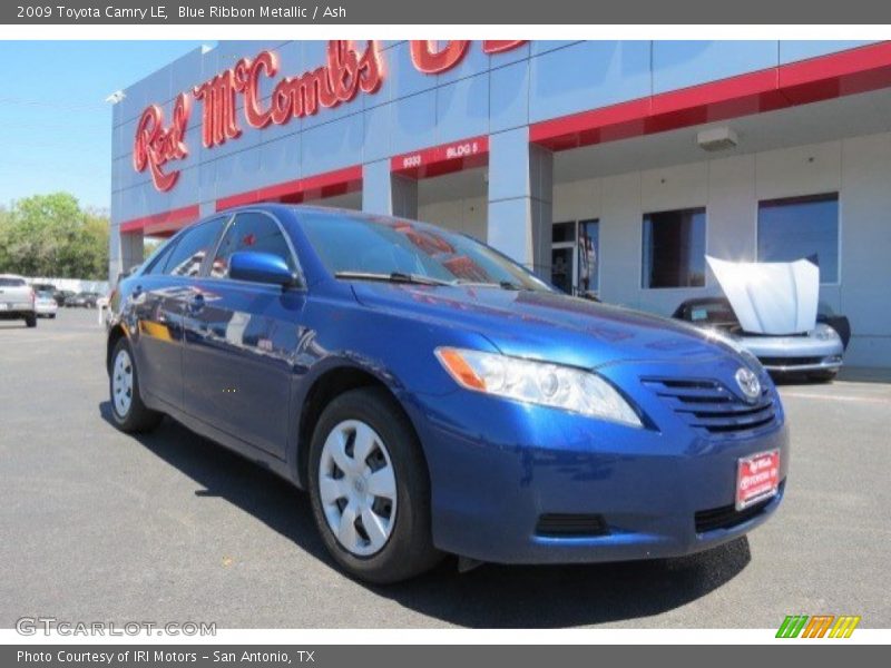 Blue Ribbon Metallic / Ash 2009 Toyota Camry LE