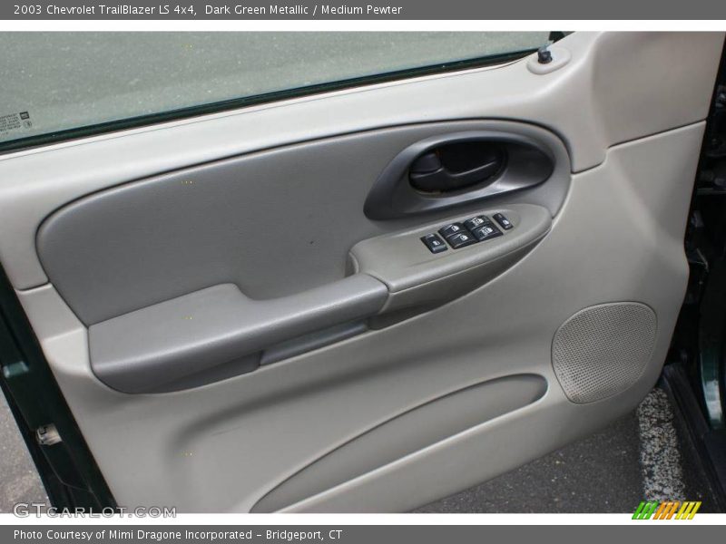 Dark Green Metallic / Medium Pewter 2003 Chevrolet TrailBlazer LS 4x4