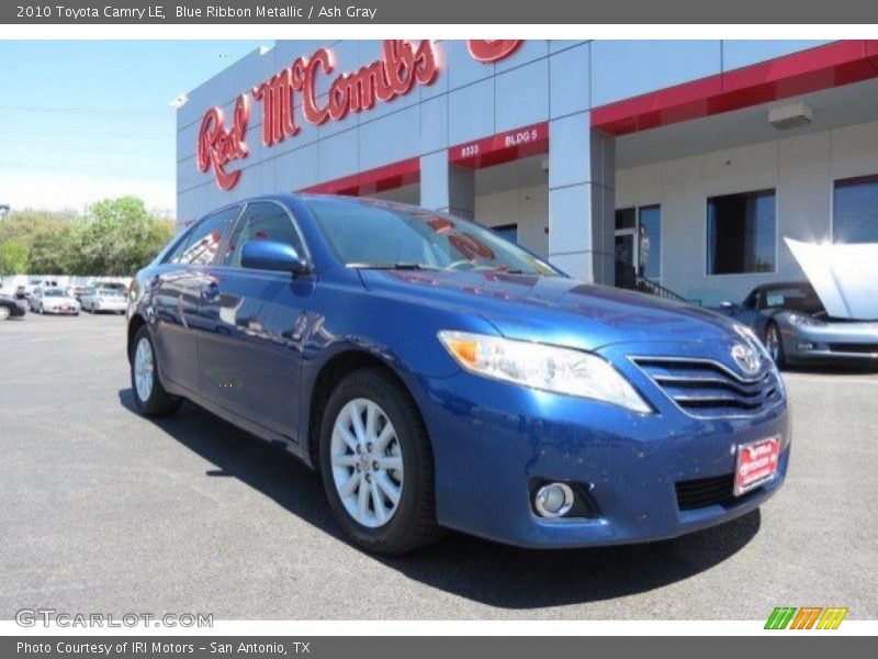 Blue Ribbon Metallic / Ash Gray 2010 Toyota Camry LE