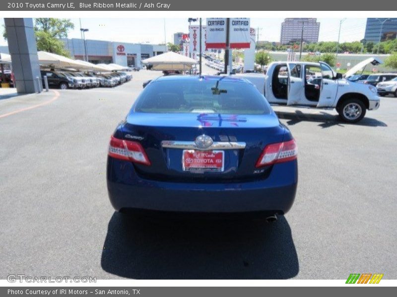 Blue Ribbon Metallic / Ash Gray 2010 Toyota Camry LE