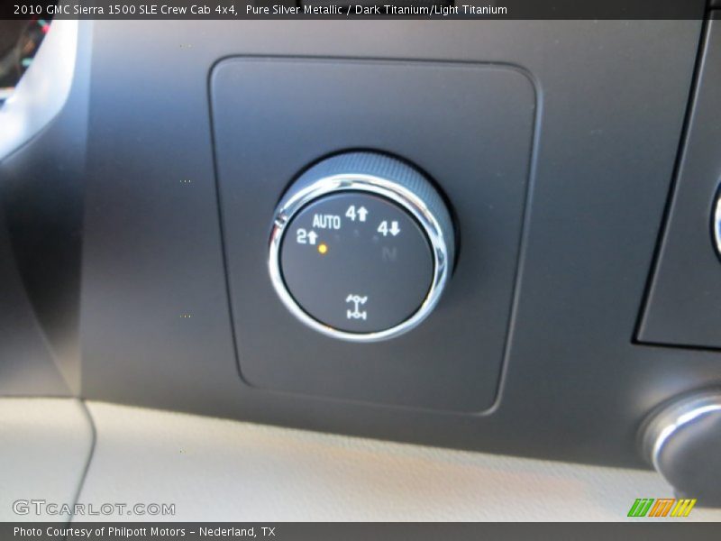 Pure Silver Metallic / Dark Titanium/Light Titanium 2010 GMC Sierra 1500 SLE Crew Cab 4x4