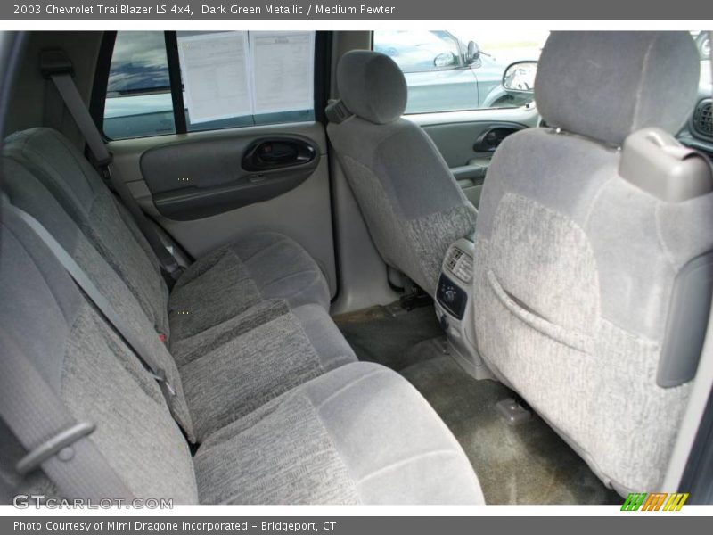 Dark Green Metallic / Medium Pewter 2003 Chevrolet TrailBlazer LS 4x4