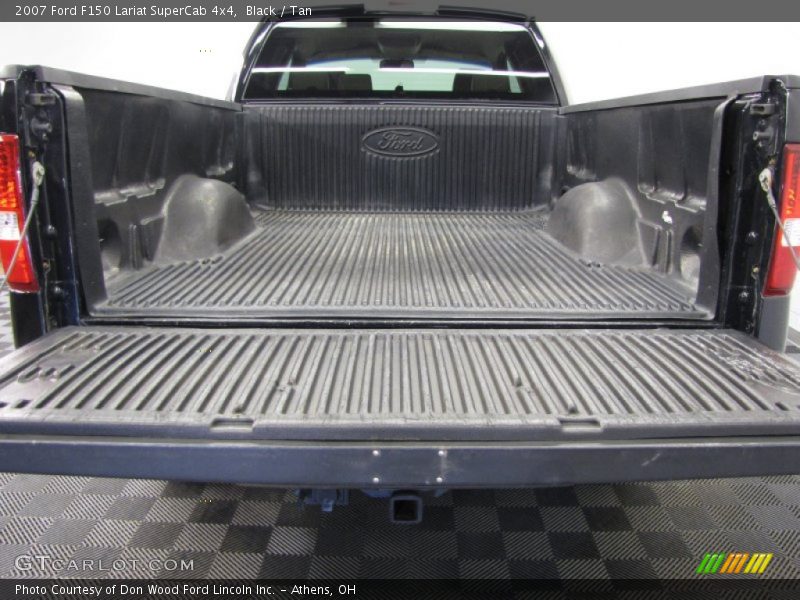 Black / Tan 2007 Ford F150 Lariat SuperCab 4x4