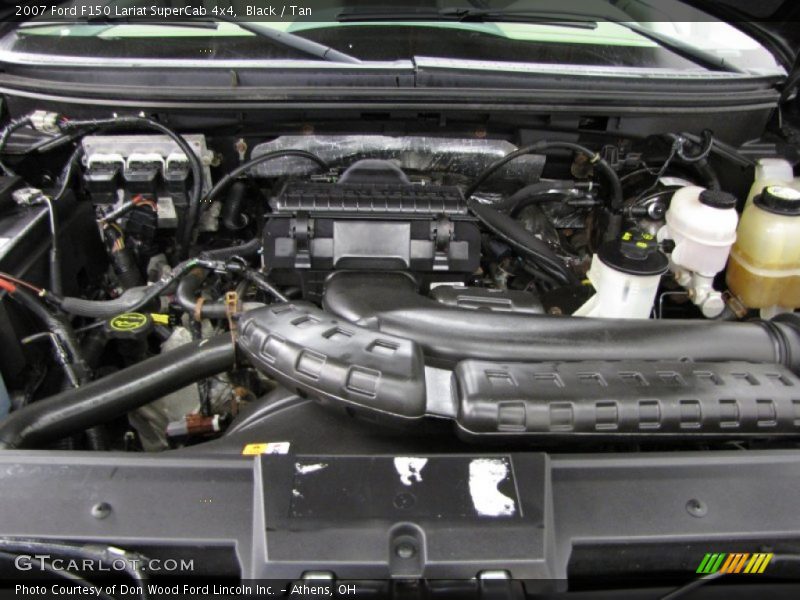 Black / Tan 2007 Ford F150 Lariat SuperCab 4x4