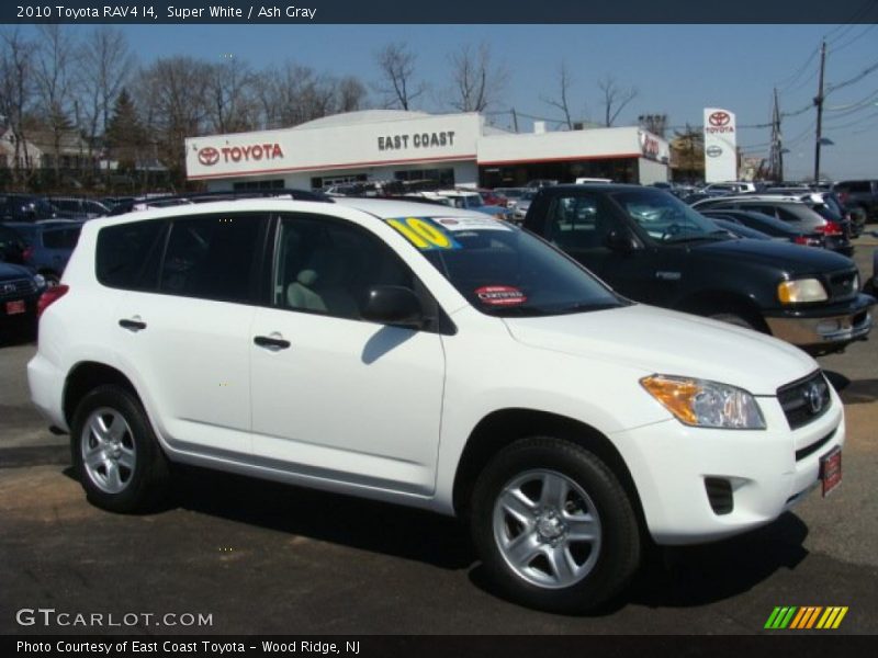 Super White / Ash Gray 2010 Toyota RAV4 I4