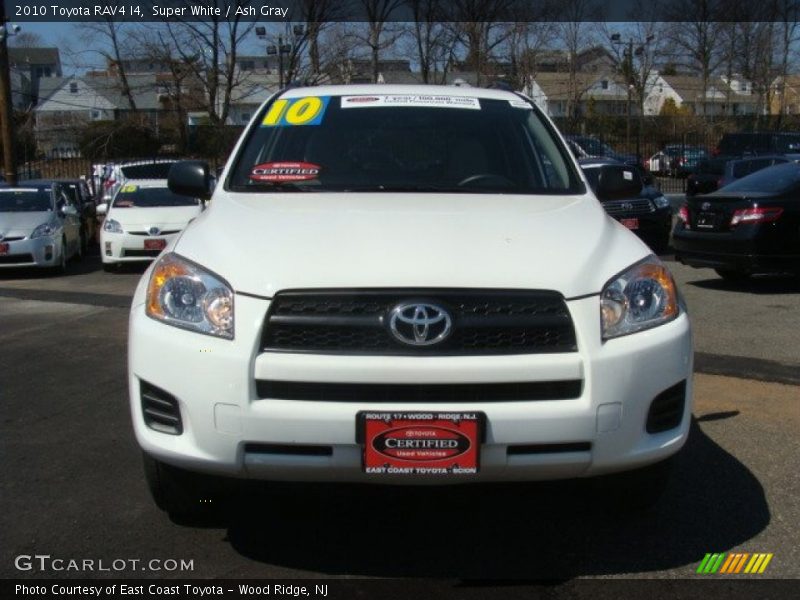 Super White / Ash Gray 2010 Toyota RAV4 I4