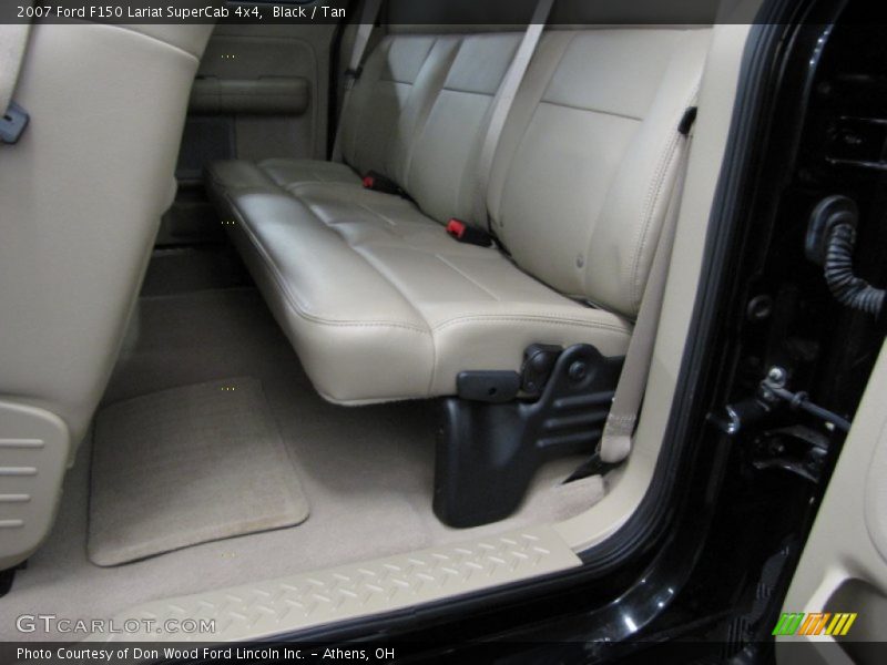 Black / Tan 2007 Ford F150 Lariat SuperCab 4x4