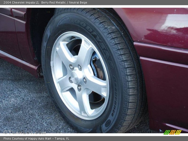 Berry Red Metallic / Neutral Beige 2004 Chevrolet Impala LS
