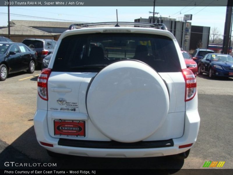 Super White / Ash Gray 2010 Toyota RAV4 I4