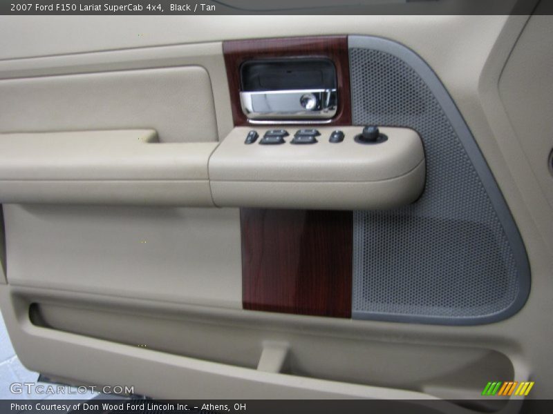 Black / Tan 2007 Ford F150 Lariat SuperCab 4x4