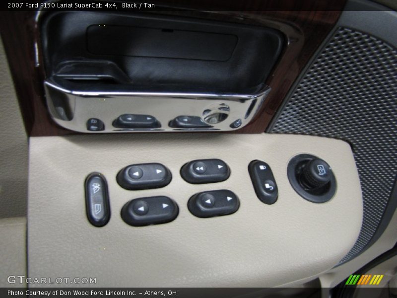 Black / Tan 2007 Ford F150 Lariat SuperCab 4x4