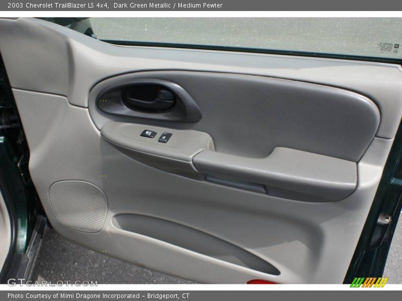 Dark Green Metallic / Medium Pewter 2003 Chevrolet TrailBlazer LS 4x4