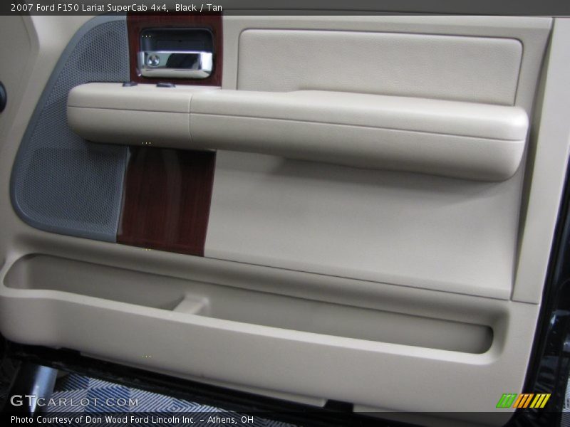 Black / Tan 2007 Ford F150 Lariat SuperCab 4x4