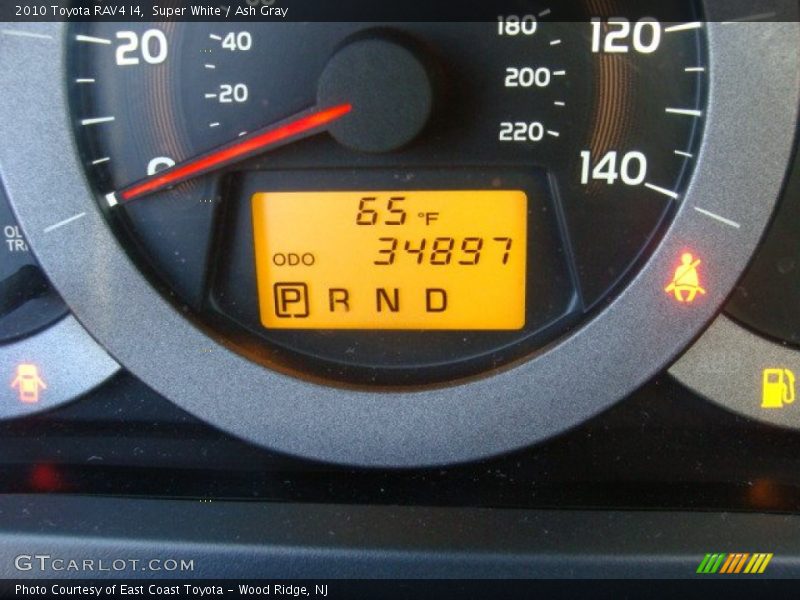 Super White / Ash Gray 2010 Toyota RAV4 I4