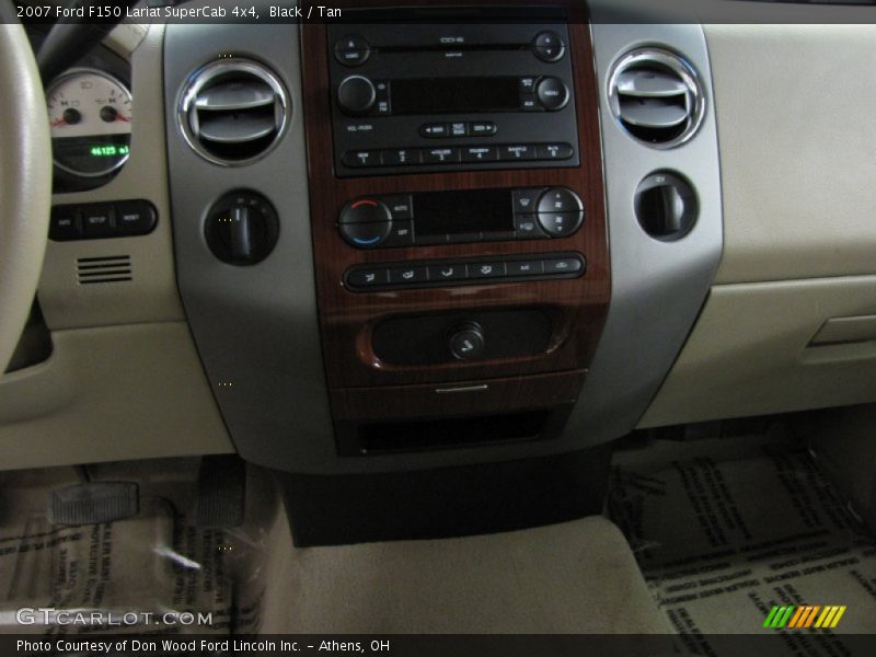 Black / Tan 2007 Ford F150 Lariat SuperCab 4x4