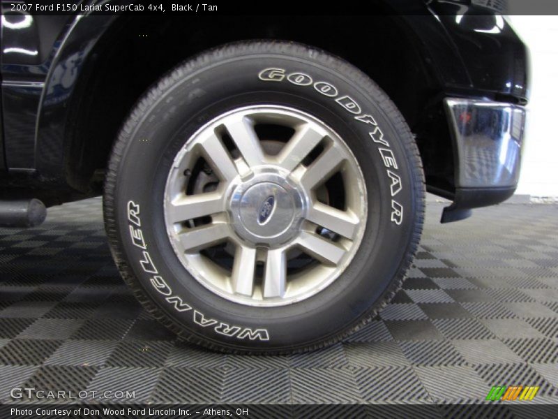 Black / Tan 2007 Ford F150 Lariat SuperCab 4x4