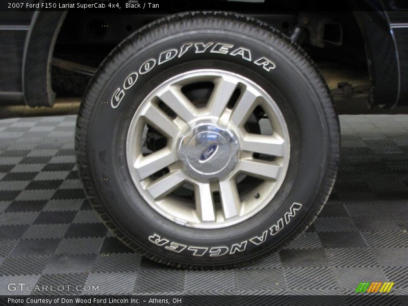 Black / Tan 2007 Ford F150 Lariat SuperCab 4x4