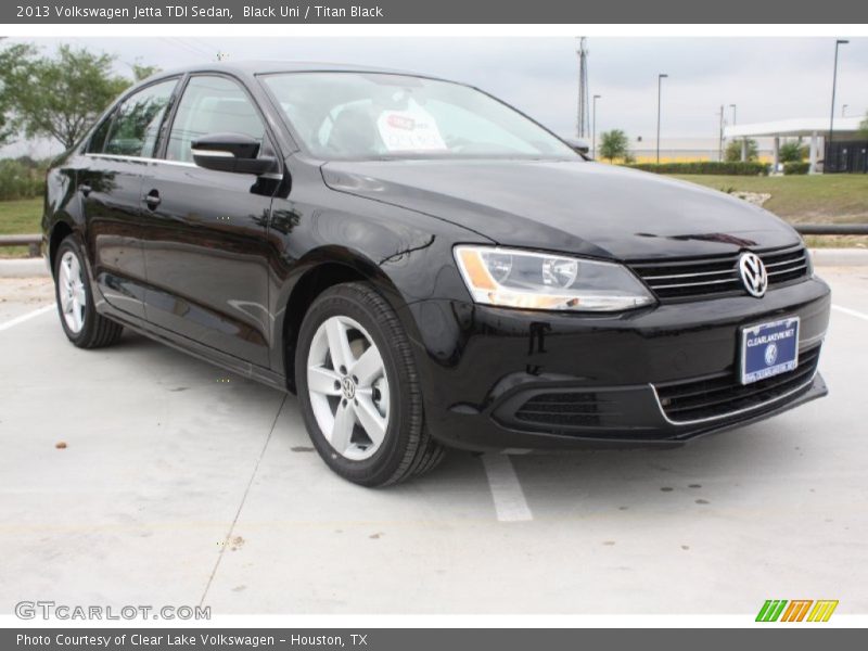 Black Uni / Titan Black 2013 Volkswagen Jetta TDI Sedan