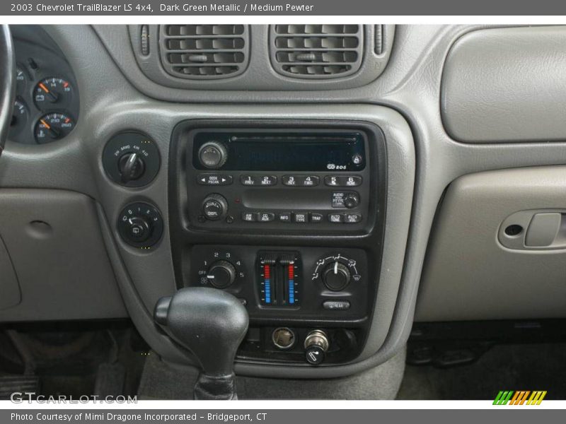 Dark Green Metallic / Medium Pewter 2003 Chevrolet TrailBlazer LS 4x4