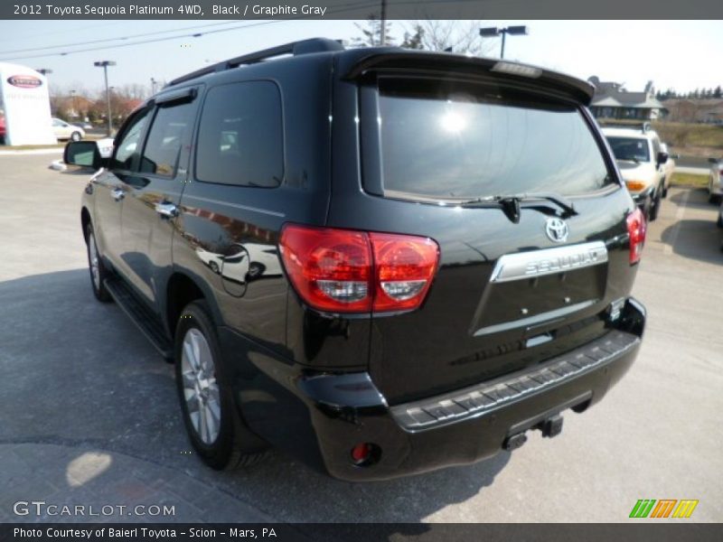 Black / Graphite Gray 2012 Toyota Sequoia Platinum 4WD