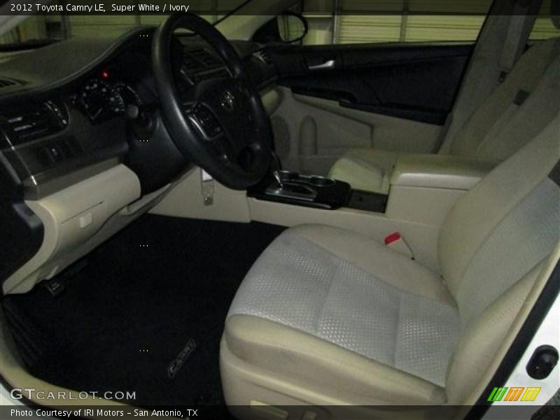 Super White / Ivory 2012 Toyota Camry LE