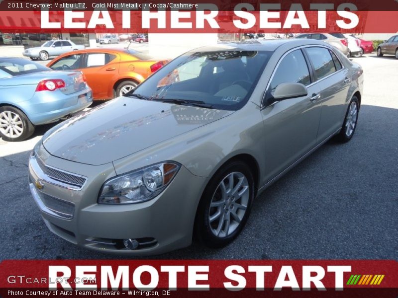 Gold Mist Metallic / Cocoa/Cashmere 2011 Chevrolet Malibu LTZ